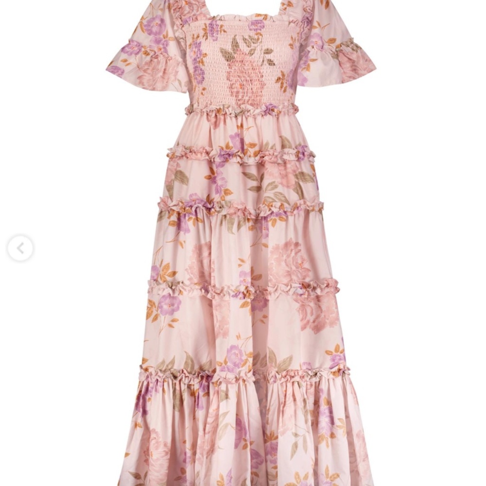 JessaKae Senna Dress in Mauve Floral in Size 3X 💕🌸 Plus Size Curvy Easter